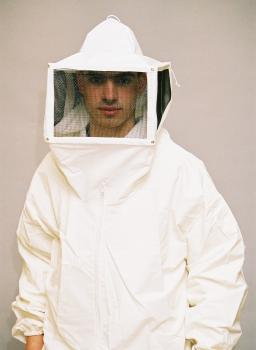 Imkerjacke mit doppeltem Stoff / Quadratischer Schleier